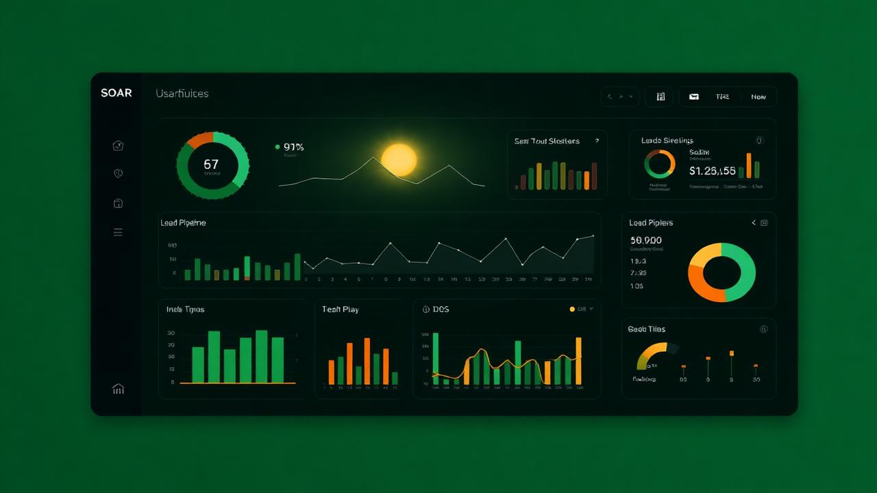 Bespoke solar dashboard mockup